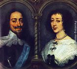 Charles I of England and Henrietta of France by Sir Antony van Dyck